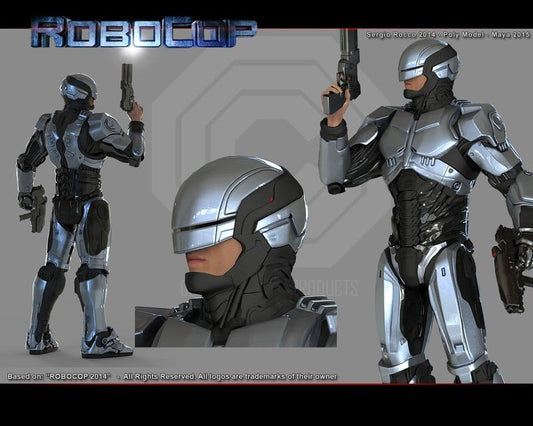 DIY 3D Printing ROBOCOP 2014 Helmet