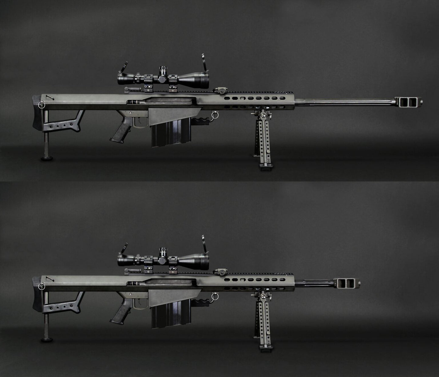 SVOBODA BARRETT SOCOM GEAR 全鋼M107 M82A1彈殼彈出式GBB狙擊手 (29吋/黑色)