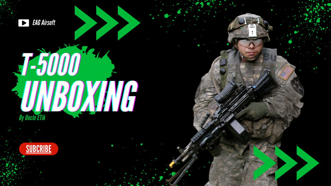 T-5000 M Spring Powered Sniper Rifle Unboxing