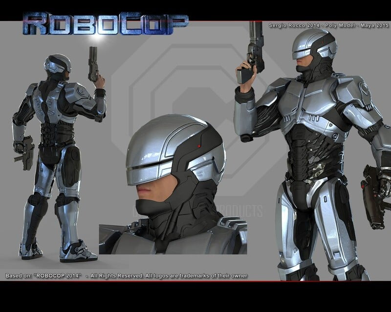 DIY 3D Printing ROBOCOP 2014 Helmet